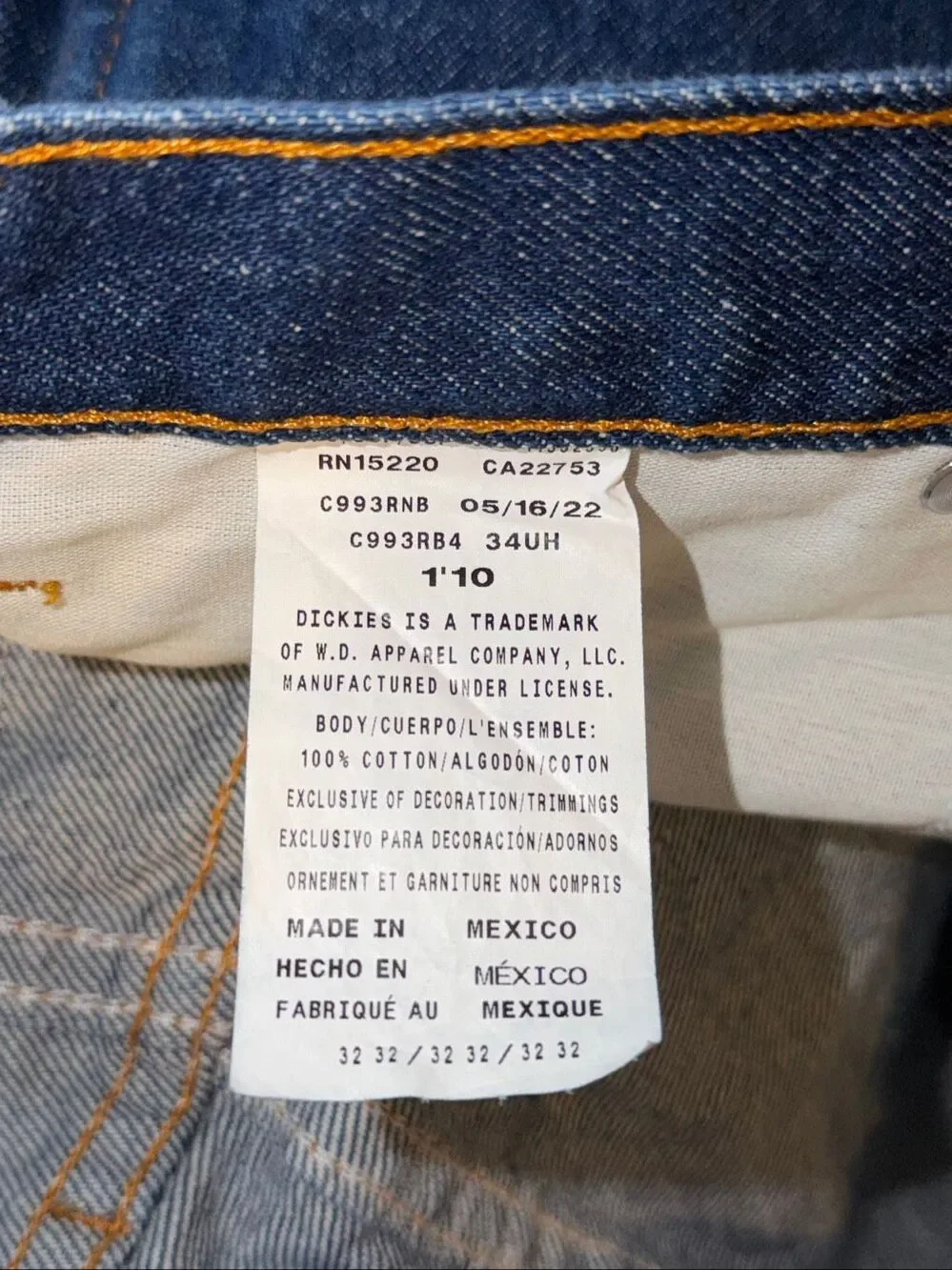 Dickies Jeans size 32x32